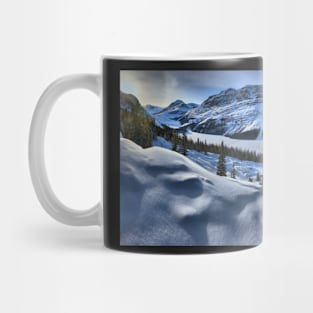 Peyto Lake Winter Panorama Mug